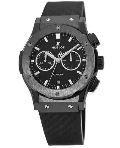 Hublot Classic Fusion Chronograph Black Magic Ceramic 45mm Men's Watch 521.CM.1171.RX (black, arb14234)