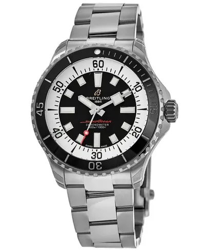 Breitling Superocean Automatic 42 Black Dial Steel Men's Watch - Model A17375211B1A1 (black, arb11276)