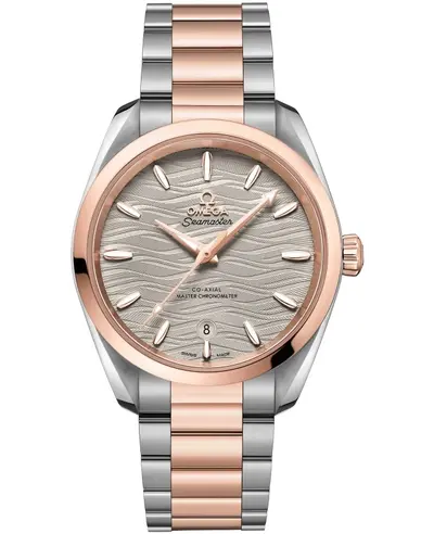 Omega Seamaster Aqua Terra 150m Co-Axial Master Grey Dial Steel and Rose Gold Men's Watch Model: 220.20.38.20.06.001 (arb9838)