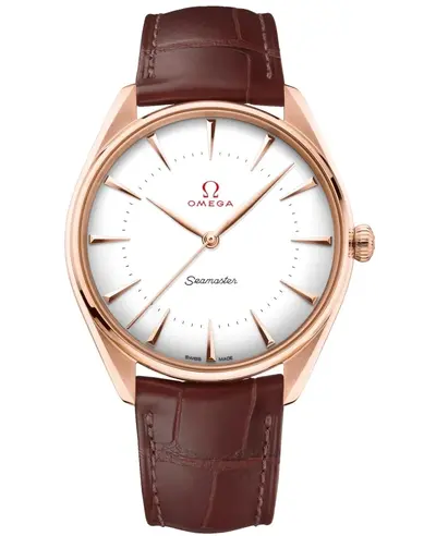 Omega Seamaster Olympic Official Timekeeper White Dial Leather Strap Men's Watch Model 522.53.40.20.04.003 (white, arb10850)