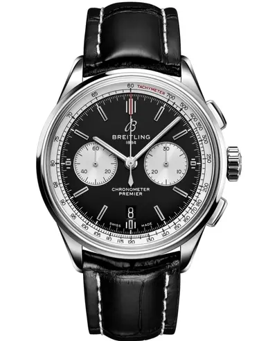 Authentic Breitling Premier B01 Chronograph 42mm - Model AB0118371B1P1 (black, arb11371)