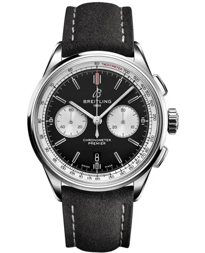 Breitling Premier B01 Chronograph 42 Black Dial ab0118371b1x2 (black, arb11373)