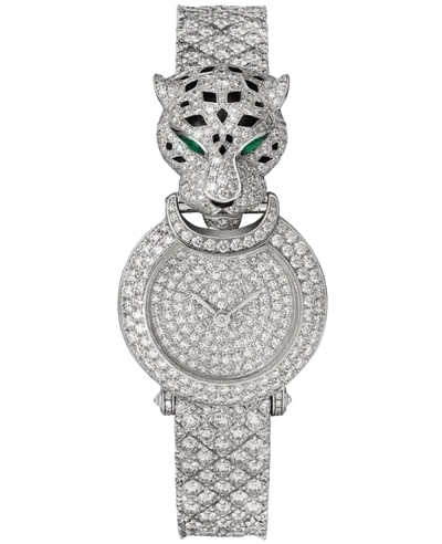 Cartier La Panthere De Cartier Medium White Gold Diamond - HPI01425 (arb11781)