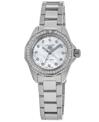 Tag Heuer WBP1417.BA0622 Aquaracer Professional 200 Diamond Bezel Women's Watch (arb13051)