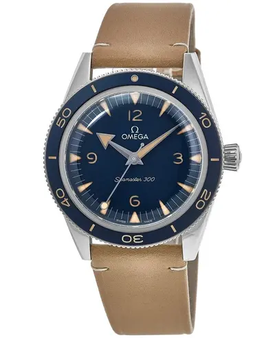 Omega Seamaster 300 Blue Dial Men's Watch Model 23432412103 234.32.41.21.03.001 (blue, arb9933)