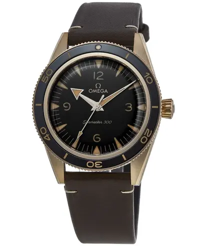 Omega Seamaster 300 Bronze Gold Men's Watch - Model 23492412110001 234.92.41.21.10.001 (brown, arb9936)