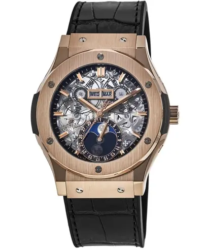 Hublot Classic Fusion Aerofusion Moonphase Mens Watch - Model 517.OX.0180.LR (arb10793)