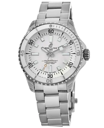 Breitling Superocean Automatic 36 White Dial Steel Women's Watch Model A17377211A1A1 (white, arb11297)
