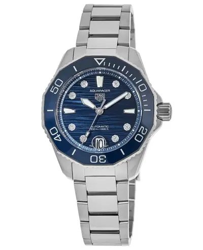 Tag Heuer Aquaracer Professional 300 Date Automatic Blue Diamond Dial Steel Women WBP231B.BA0618 (blue, arb13071)