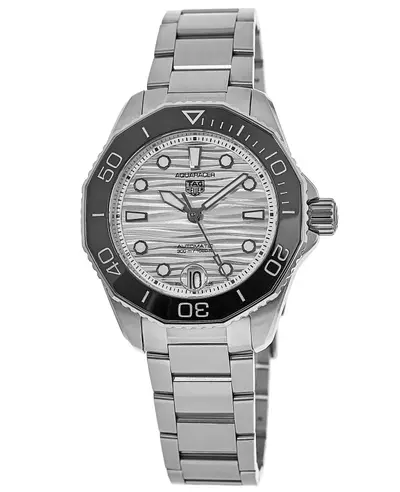 Authentic Tag Heuer Aquaracer 300M Grey Dial Steel Women's Watch Model WBP231C.BA0626 (arb13072)
