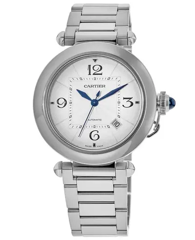 Cartier Pasha WSPA0009 - Silver Dial Steel Men's Watch (arb13206)