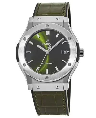 Hublot Classic Fusion Model 542.NX.8970.LR Men's Watch Green Dial (green, arb10909)
