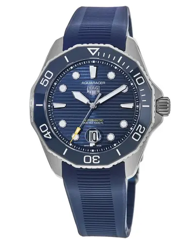 Tag Heuer Aquaracer 300M Blue Dial Rubber Strap Men's Watch Model WBP201B.FT6198 (blue, arb13060)