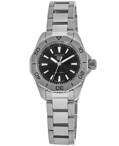 Tag Heuer Aquaracer Professional 200 Quartz Black Dial Steel Women's Watch Model WBP1410.BA0622, Brand New Authentic (black, arb13047)