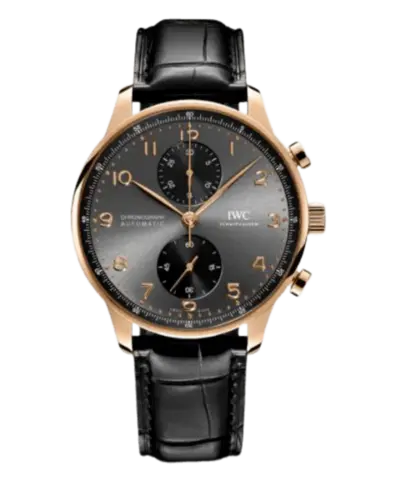 Men's IWC Portugieser Automatic Chronograph Grey Dial Model IW371610 (white, arb11842)