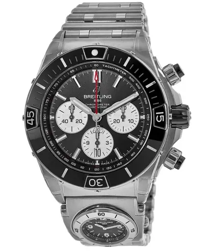 Breitling Super Chronomat B01 44mm AB0136251B1A2 UTC - Black Dial, Steel Band, Automatic Chronometer (black, arb11392)