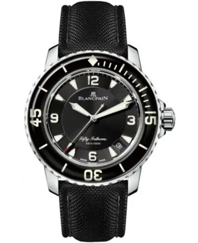 Authentic New Blancpain 50Fathoms Automatic Men's Model 5015-1130-52B (Ref: 5015113052B) with Date, Power Reserve (black, arb10736)