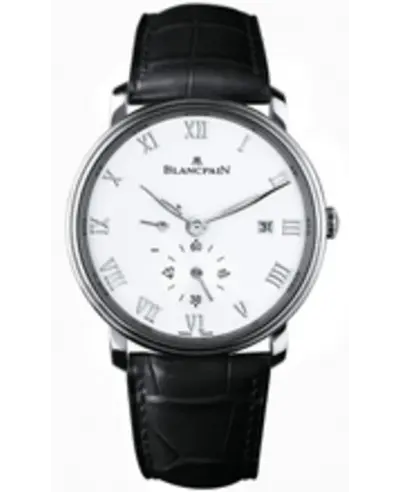 Authentic Blancpain Villeret Ultra Slim Automatic White Dial Men's Watch Model 6652-1127-55B (white, arb11101)