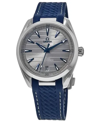 Omega Seamaster Aqua Terra 150m Master Co-Axial Men's Watch Model No: 220.12.41.21.06.001 Grey Dial Rubber Strap (arb9817)