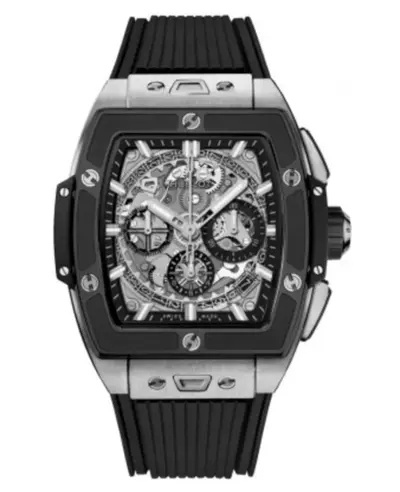 Hublot Big Bang Chronograph Skeleton Dial Rubber Strap Men's Watch Model 642.NM.0170.RX (arb11072)