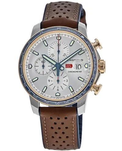 Chopard Mille Miglia 2022 Race Edition Limited Silver Dial Leather Strap Men's Watch Model: 168571-6004 (arb9613)