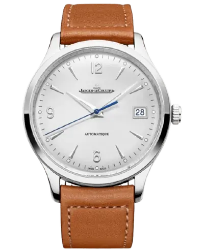 Jaeger-LeCoultre Master Control Date Automatic Grey Dial Brown Leather Strap Men's Watch Model 4018420 Q4018420 (arb10354)