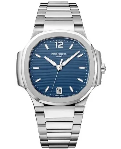 Patek Philippe Nautilus Model 7118/1A-001 Blue Dial Steel Women's Watch (blue, arb21363)