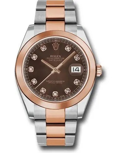 Rolex Datejust 41 - Diamond Dial Men's Watch Model M126331-0003 (brown, arb12136)