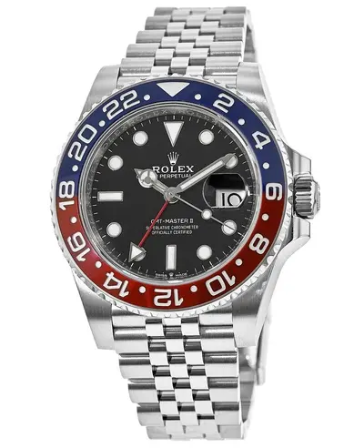 Rolex GMT-Master II Pepsi Bezel Men's Watch Model M126710BLRO-001 126710BLRO-0001 (black, arb12224)