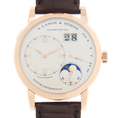 A. Lange & Sohne ALANGE192032 Lange 1 Moonphase Automatic Watch 192.032 (brown, arb3327)