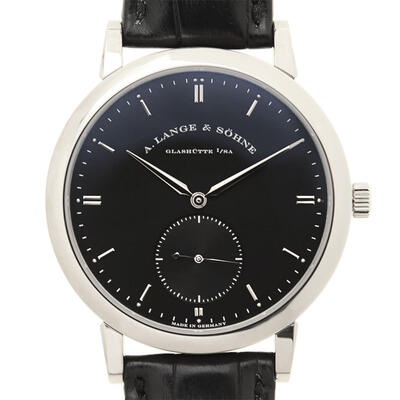 A. Lange & Sohne Grand Saxonia Automatik Black Dial Mens Watch 307.029 (black, arb3328)