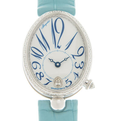 Breguet Reine de Naples Automatic White Dial Ladies Watch 8918BB/28/964/D00D (blue, arb1531)