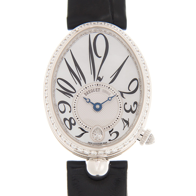 Pre-Owned Breguet Reine De Naples White Dial Ladies Watch 8918BB/58/964/D00D (black, arb21768)