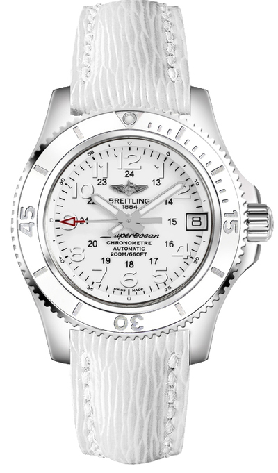 Men's Breitling Superocean II 36 Automatic White Dial Watch A17312D2/A775.236X.A16BA.1 (arb450)