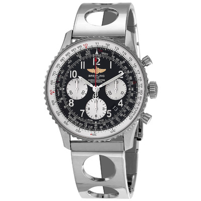 Breitling Navitimer 01 Chronograph Automatic Black Dial Mens Watch AB012012/BB01.222A (black, arb1449)