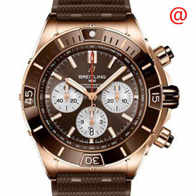 Breitling Super Chronomat Mens Watch 18kt Rose Gold Automatic Chronometer Brown Dial RB0136E31Q1S4 RB0136E31Q1S1 (brown, arb1154)