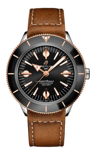 Breitling Superocean Heritage '57 Automatic Black Dial Mens Watch U10370121B1X1 (black, arb754)