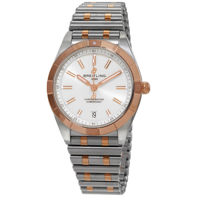 Chronomat Automatic White Dial Ladies Watch, Model: U10380101A1U1 Breitling (arb756)