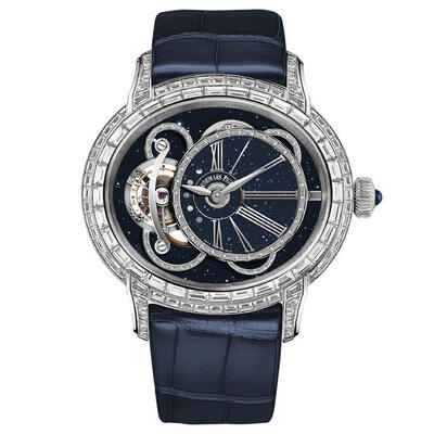 Audemars Piguet Millenary Tourbillon Blue Aventurine Dial Mens Hand Wind Diamond Watch 26381BC.ZZ.D312CR.01 (blue, arb370)
