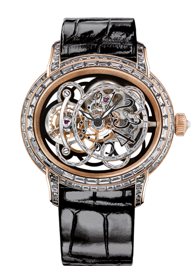 Audemars Piguet Millenary Baguette Tourbillon Hand Wind Diamond Mens Watch 26381OR.ZZ.D102CR.01 (black, arb371)