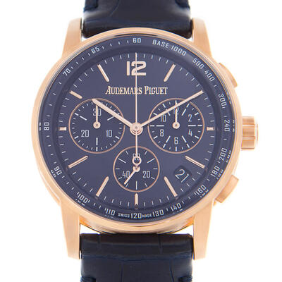 Audemars Piguet Code 11.59 Chronograph Automatic Blue Dial Mens Watch 26393OR.OO.A321CR 26393OR.OO.A321CR.01 (blue, arb381)