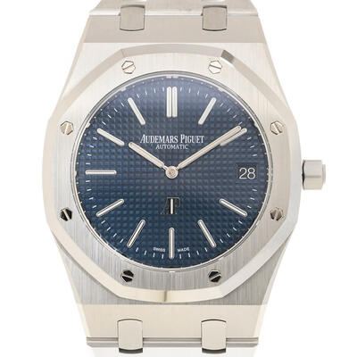 Audemars Piguet Royal Oak Jumbo Extra Thin Automatic Blue Dial Mens Watch 16202ST.OO.1240ST.01 (blue, arb15440)