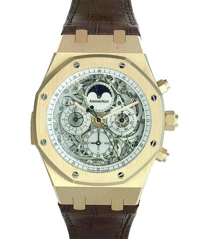 Audemars Piguet Royal Oak Grande Complication Automatic Mens Watch Reference 26065OR.OO.D088CR 26065OR.OO.D088CR.01 (black, arb593)