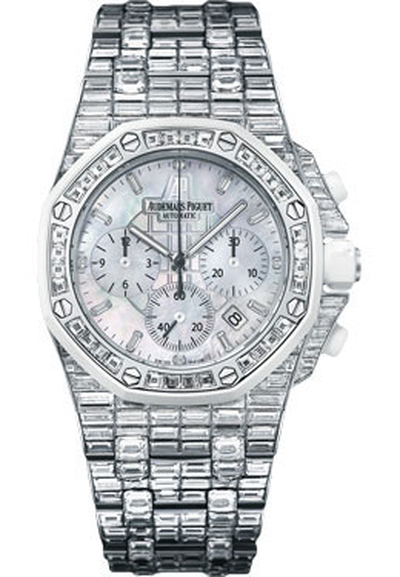 Audemars Piguet Royal Oak Offshore Chronograph Diamonds White Gold Ref. 26114CKZZ9181BC01 26114CK.ZZ.9181BC.01 (arb600)