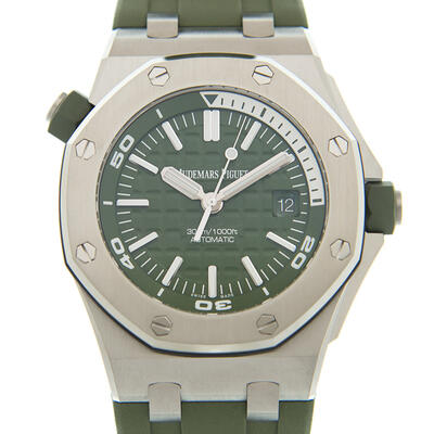 Audemars Piguet Royal Oak Offshore Automatic 15710ST.OO.A052CA - Green Dial Men's Watch 15710ST.OO.A052CA.01 (green, arb522)