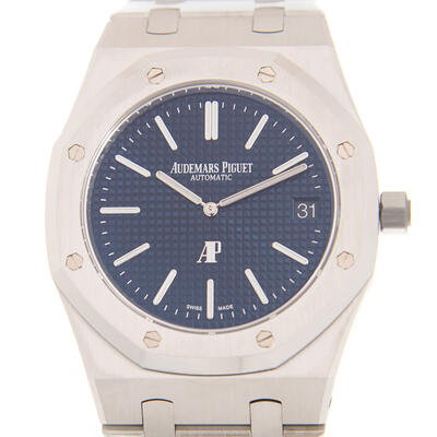 Audemars Piguet Royal Oak Mens Automatic Watch - 15202ST.OO.1240ST.01 (blue, arb779)