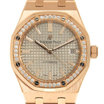 Audemars Piguet 15451OR.ZZ.1256OR.02 Royal Oak Automatic Diamond Watch (blue, arb493)