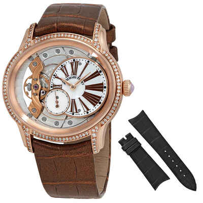 Audemars Piguet Millenary White Mother Of Pearl Dial Ladies Watch 77247OR.ZZ.A812CR.01 (blue, arb1202)