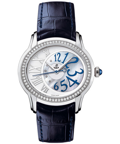 Audemars Piguet Millenary Automatic Ladies Watch 77301BC.ZZ.D301CR.01 (blue, arb397)