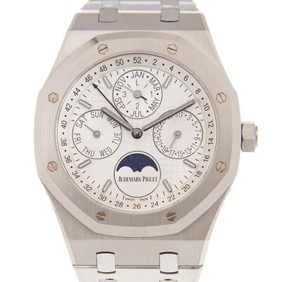 Audemars Piguet Royal Oak Perpetual Calendar Silver Dial Automatic Mens Watch 26574ST.OO.1220ST.01 (arb618)